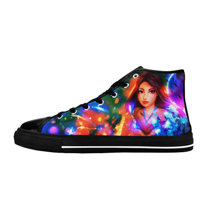 Pocahontas Native American Indian Princess Custom High Top Sneakers Shoes