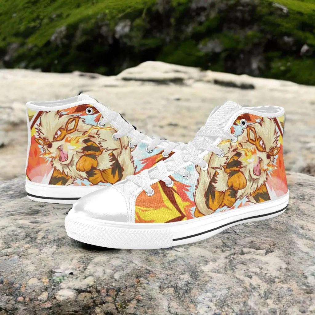 Pokemon Arcanine Custom High Top Sneakers Shoes