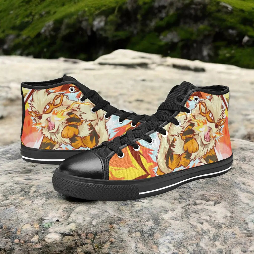 Pokemon Arcanine Custom High Top Sneakers Shoes