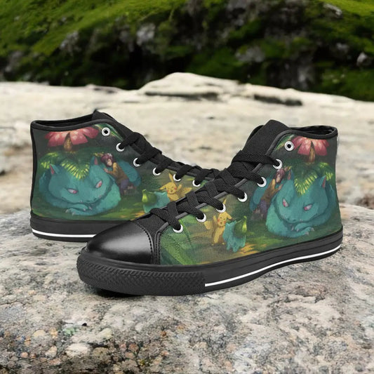 Pokemon Bulbasaur Custom High Top Sneakers Shoes