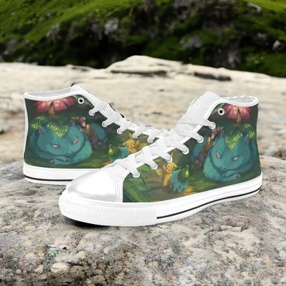 Pokemon Bulbasaur Custom High Top Sneakers Shoes