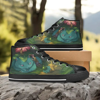 Pokemon Bulbasaur Custom High Top Sneakers Shoes