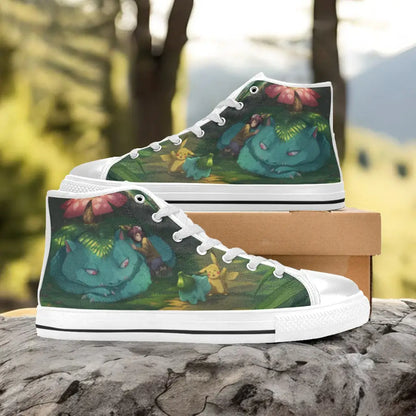 Pokemon Bulbasaur Custom High Top Sneakers Shoes