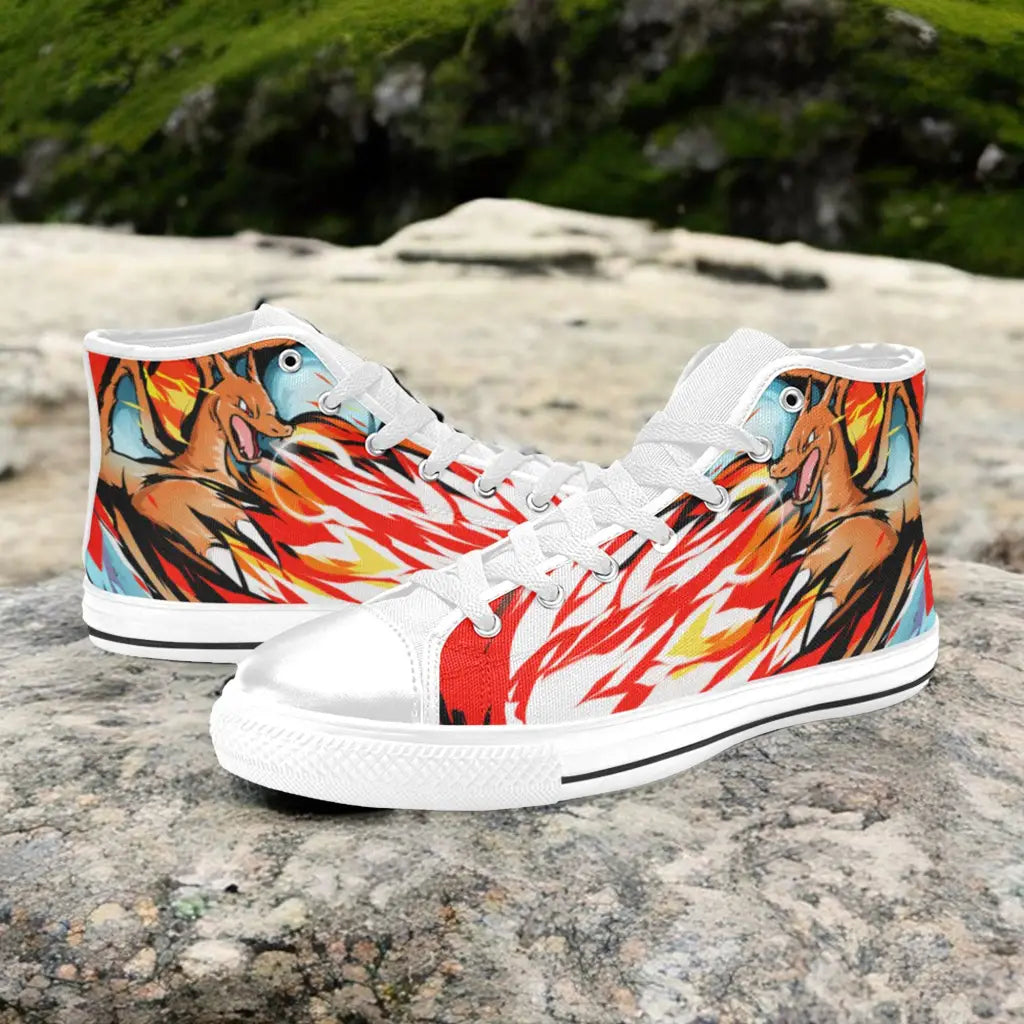 Pokemon Charizard Custom High Top Sneakers Shoes