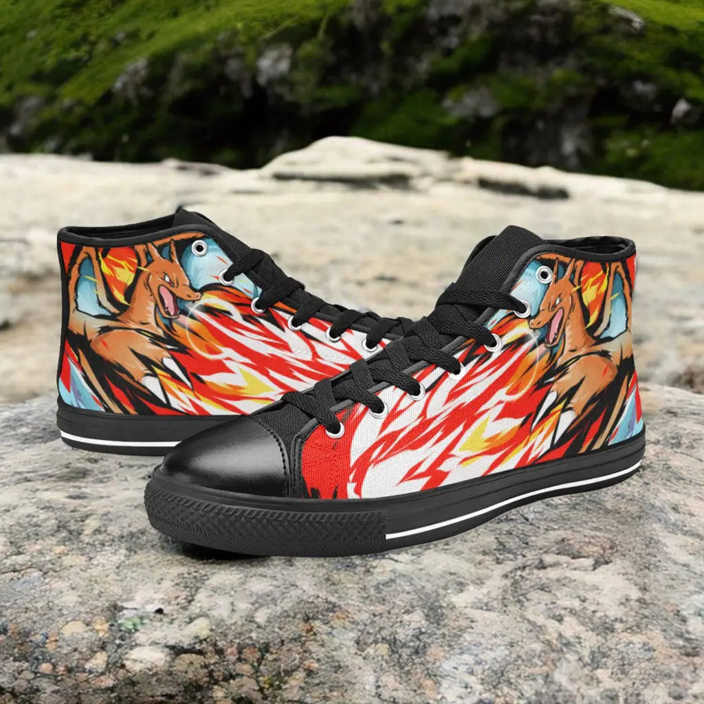 Pokemon Charizard Custom High Top Sneakers Shoes