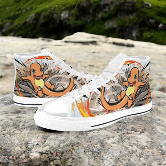 Pokemon Charmander Custom High Top Sneakers Shoes