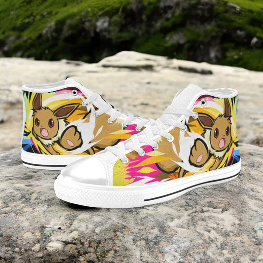 Pokemon Eevee Custom High Top Sneakers Shoes