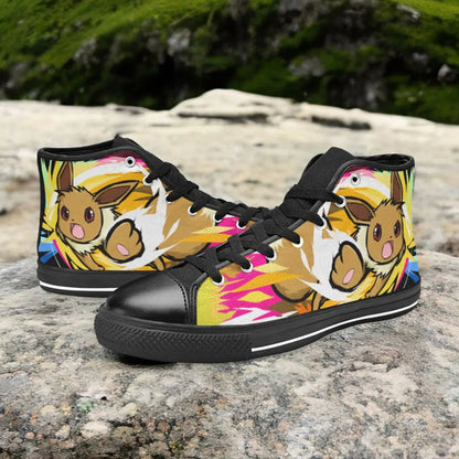 Pokemon Eevee Custom High Top Sneakers Shoes