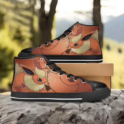 Pokemon Flareon Custom High Top Sneakers Shoes