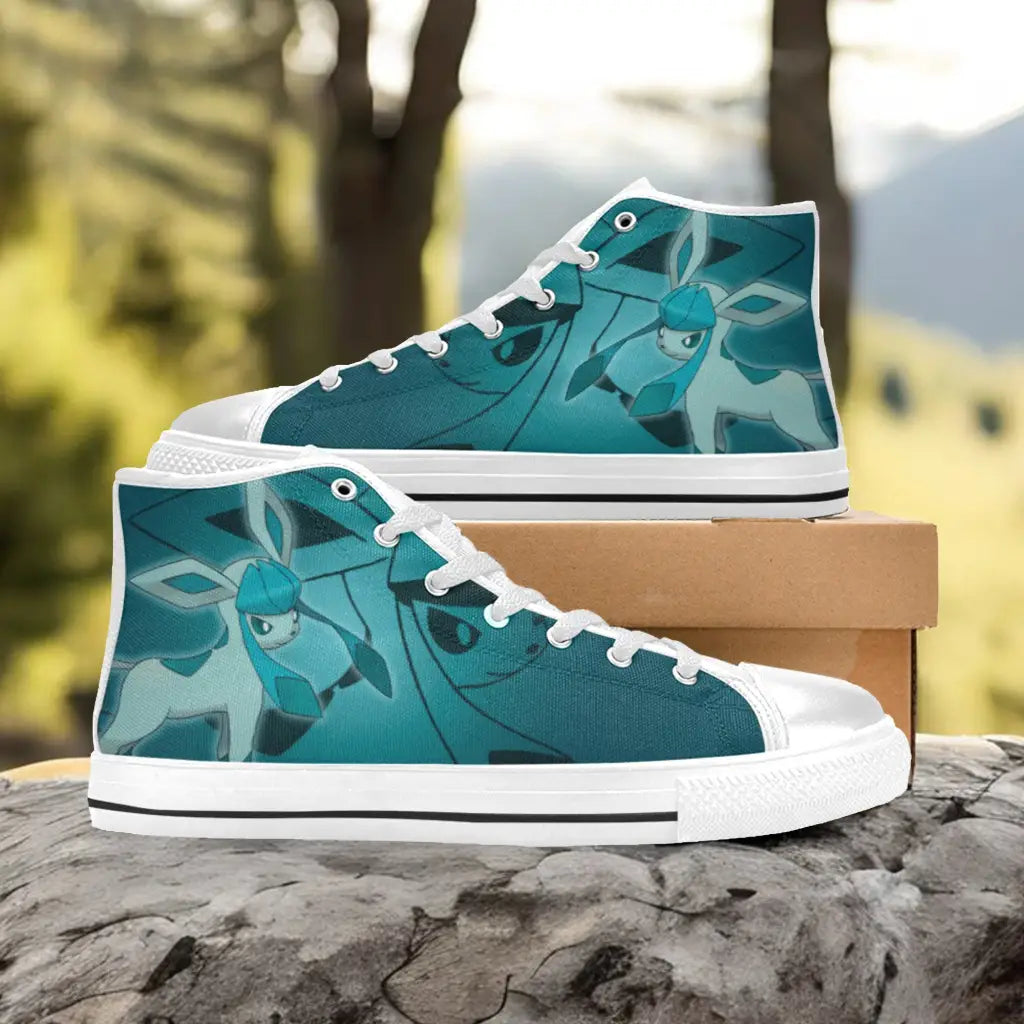 Pokemon Glaceon Custom High Top Sneakers Shoes