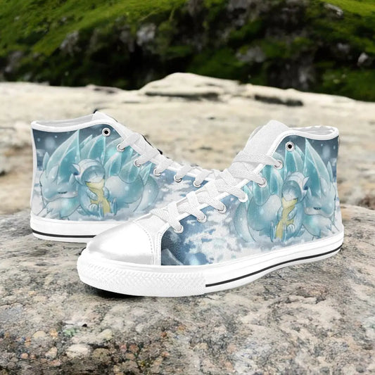 Pokemon Ice Sandshrew Sandslash Custom High Top Sneakers Shoes