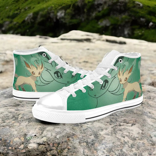 Pokemon Leafeon Custom High Top Sneakers Shoes