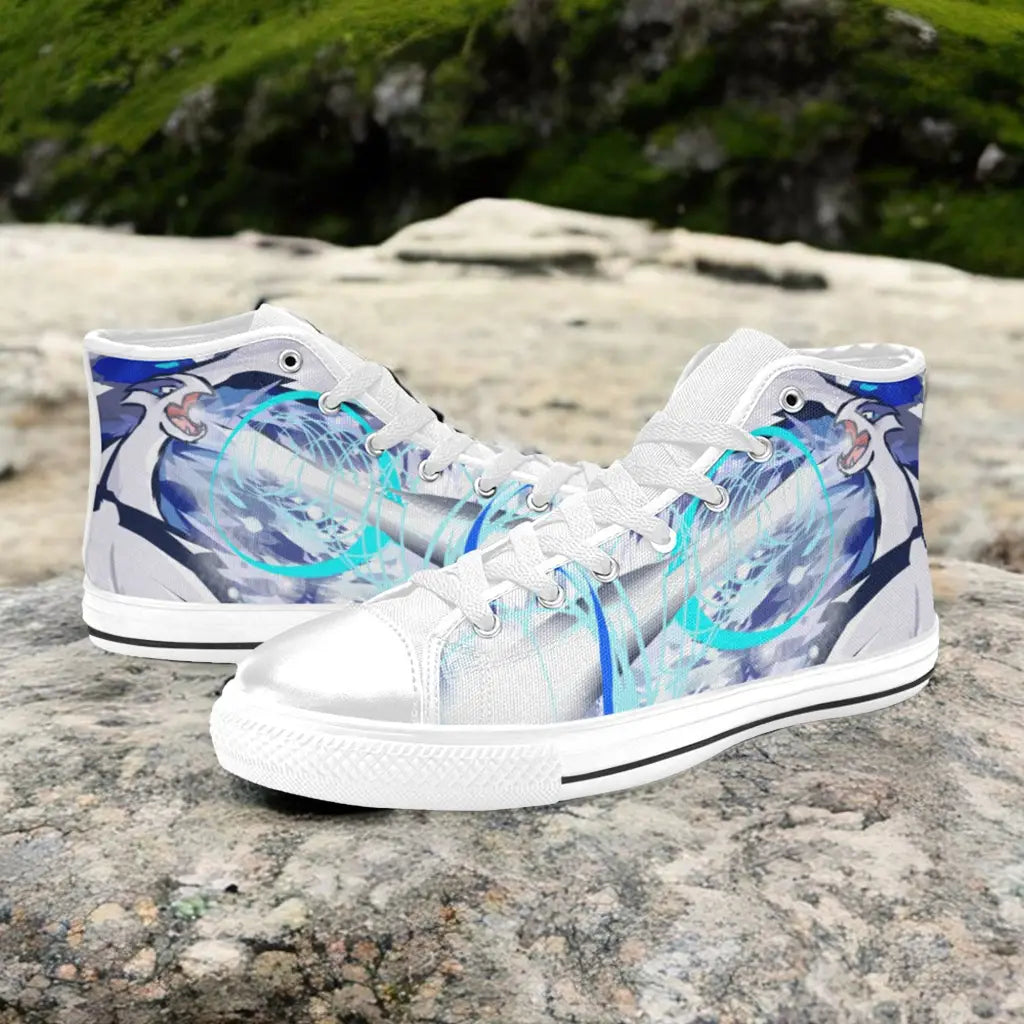 Pokemon Lugia Custom High Top Sneakers Shoes