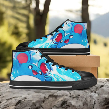 Pokemon Marill Custom High Top Sneakers Shoes