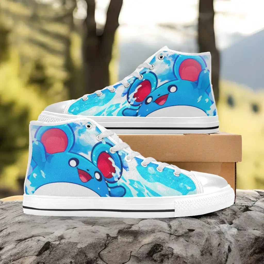 Pokemon Marill Custom High Top Sneakers Shoes