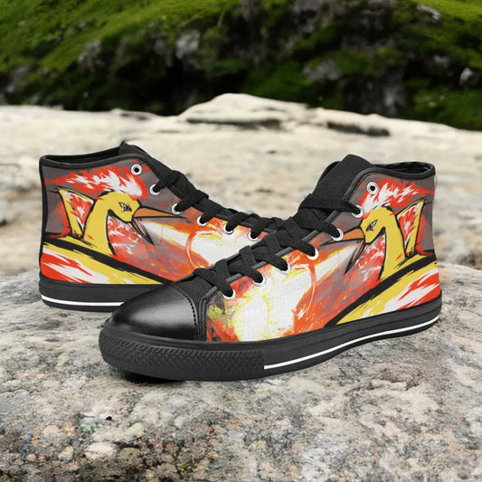 Pokemon Moltres Custom High Top Sneakers Shoes