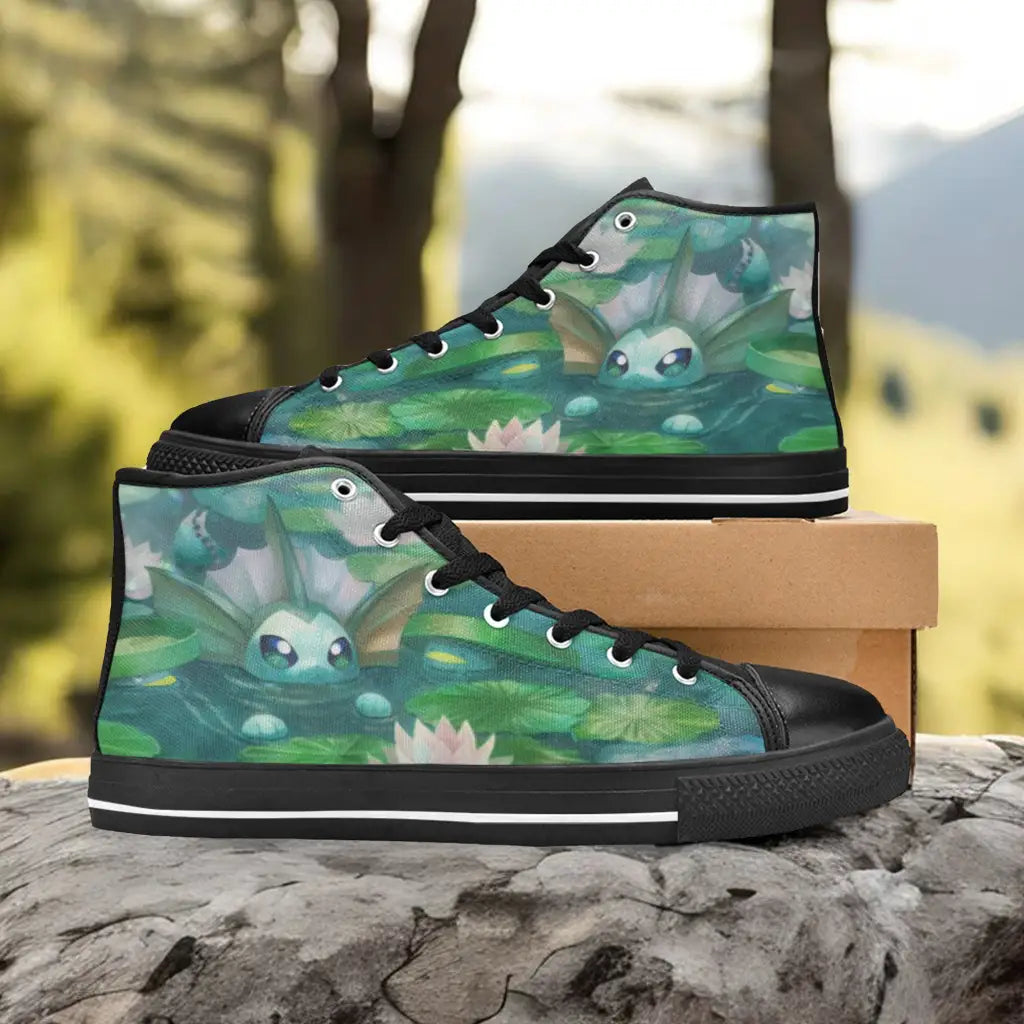 Pokemon Vaporeon Custom High Top Sneakers Shoes