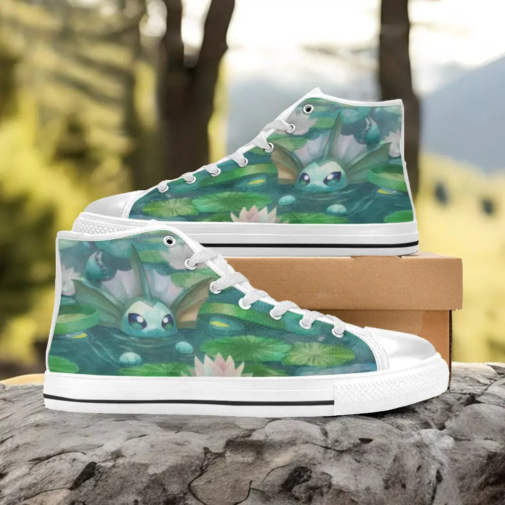 Pokemon Vaporeon Custom High Top Sneakers Shoes