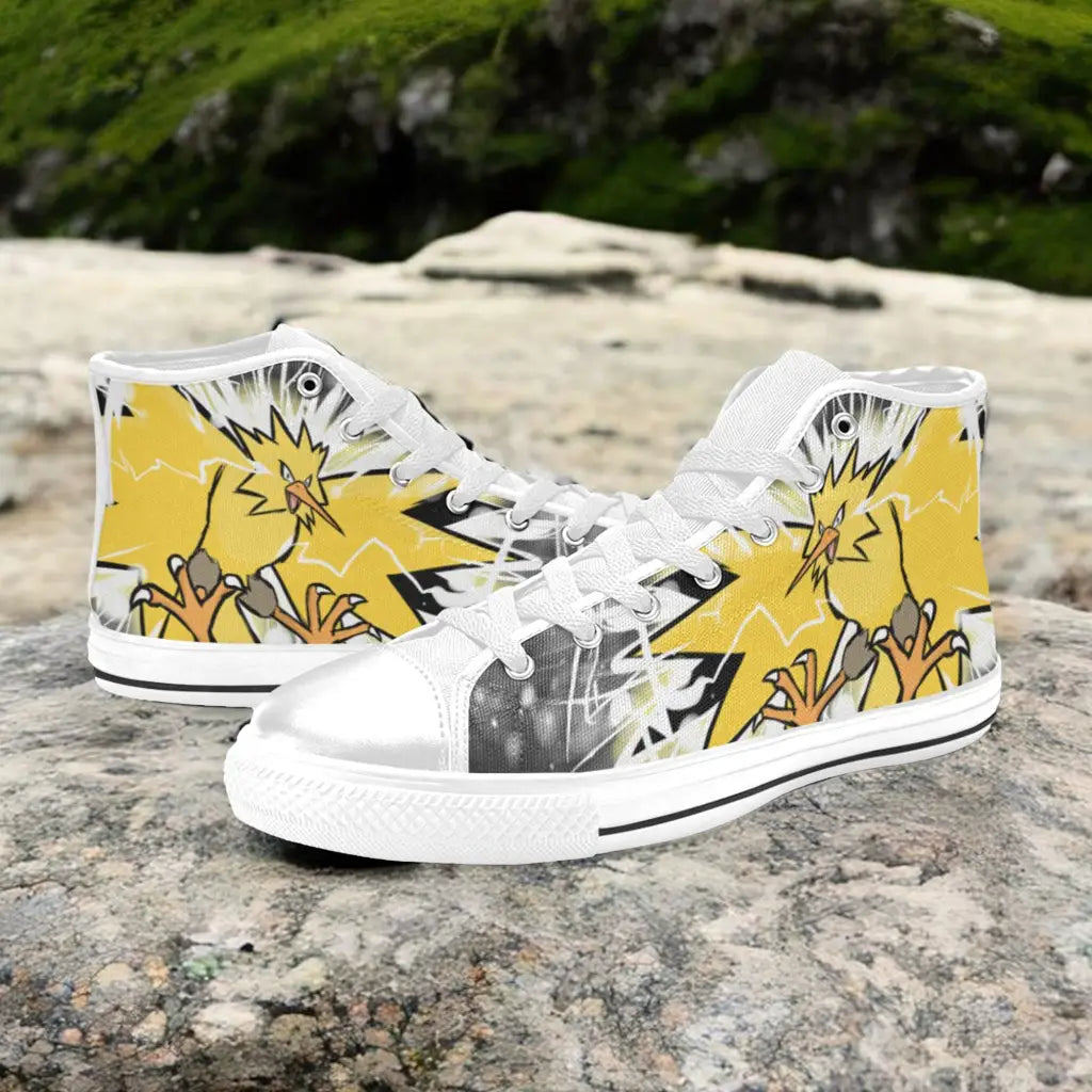 Pokemon Zapdos Custom High Top Sneakers Shoes