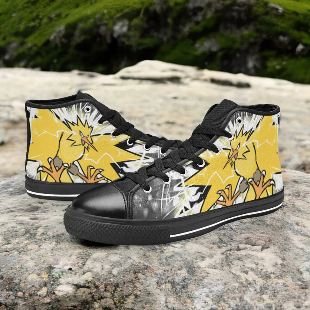 Pokemon Zapdos Custom High Top Sneakers Shoes