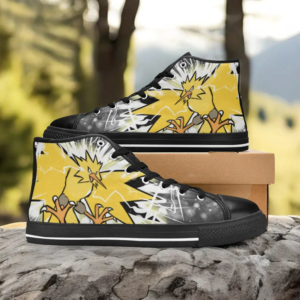 Pokemon Zapdos Custom High Top Sneakers Shoes