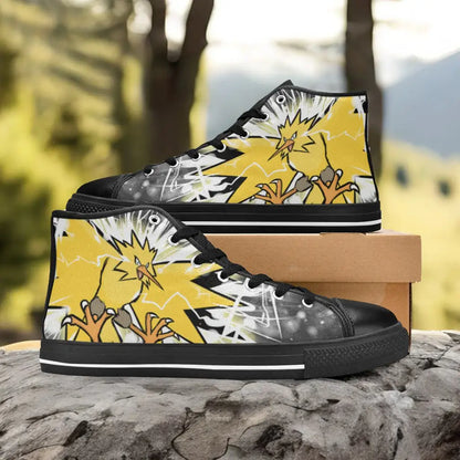 Pokemon Zapdos Custom High Top Sneakers Shoes