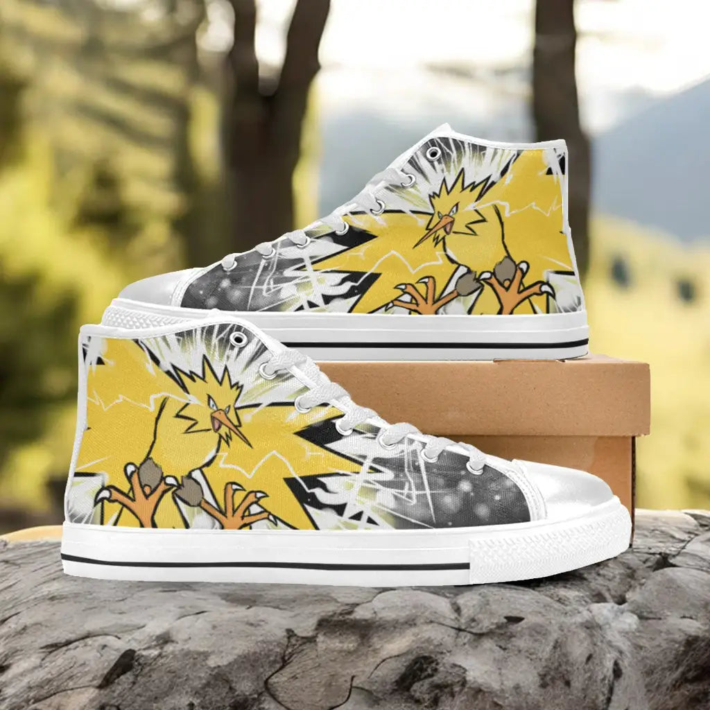 Pokemon Zapdos Custom High Top Sneakers Shoes