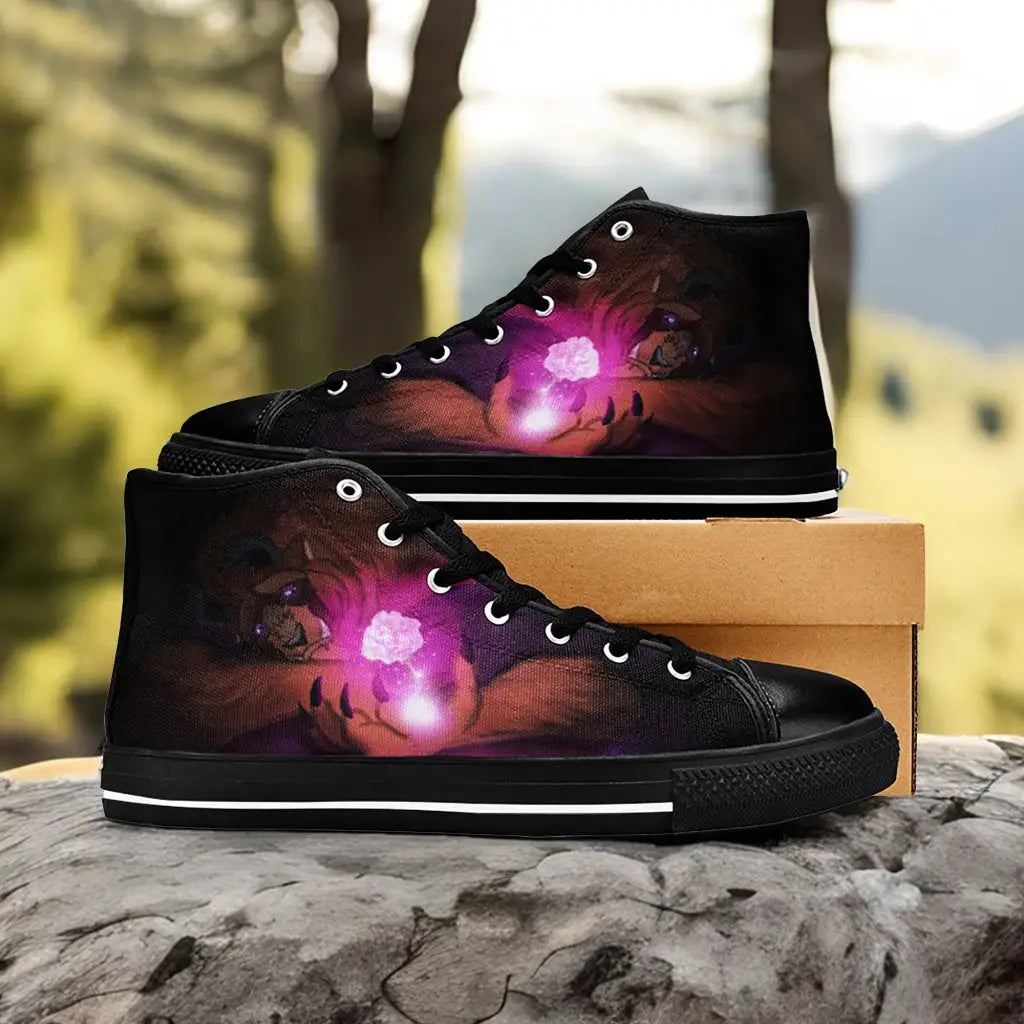 Princess Belle Beauty and the Beast Custom High Top Sneakers Shoes