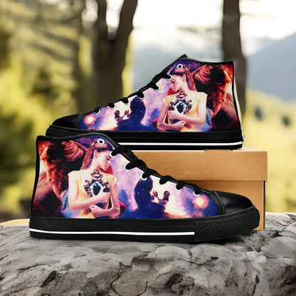 Princess Belle Beauty and the Beast Custom High Top Sneakers Shoes