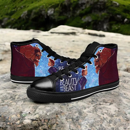 Princess Belle Beauty and the Beast Custom High Top Sneakers Shoes