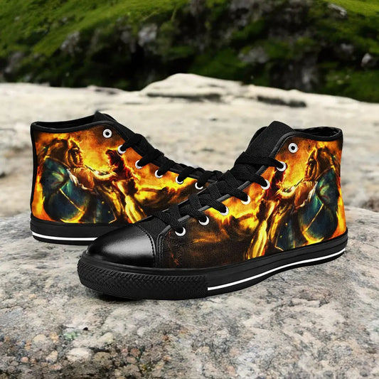 Princess Belle Beauty and the Beast Custom High Top Sneakers Shoes