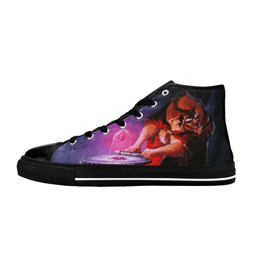 Princess Belle Beauty and the Beast Custom High Top Sneakers Shoes