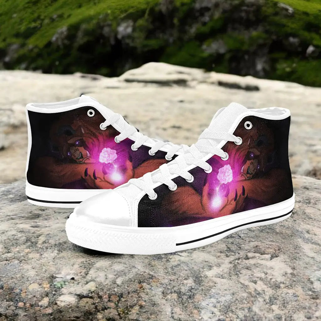 Princess Belle Beauty and the Beast Custom High Top Sneakers Shoes