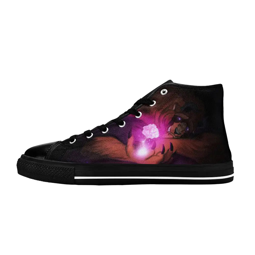 Princess Belle Beauty and the Beast Custom High Top Sneakers Shoes