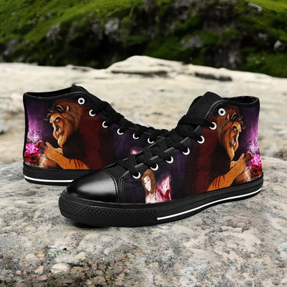 Princess Belle Beauty and the Beast Custom High Top Sneakers Shoes