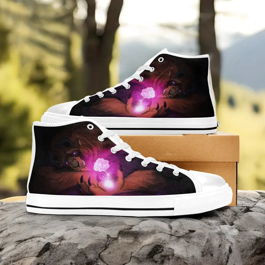 Princess Belle Beauty and the Beast Custom High Top Sneakers Shoes