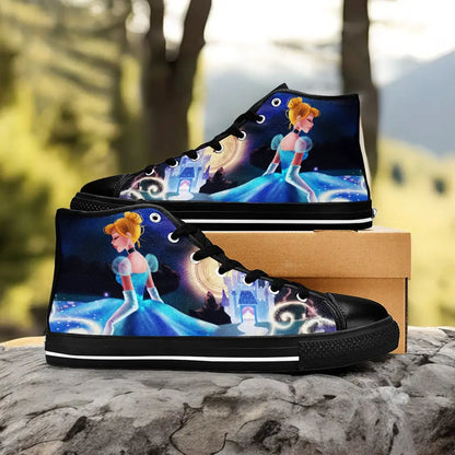 Princess Cinderella Custom High Top Sneakers Shoes