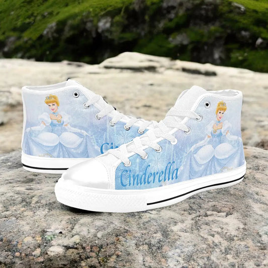 Princess Cinderella Custom High Top Sneakers Shoes