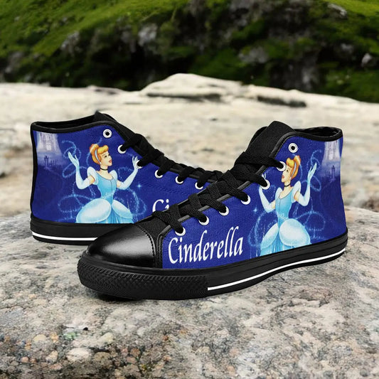 Princess Cinderella Custom High Top Sneakers Shoes