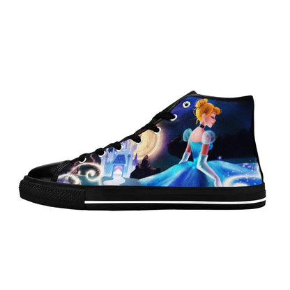 Princess Cinderella Custom High Top Sneakers Shoes