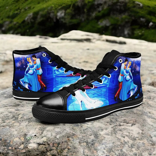 Princess Cinderella Custom High Top Sneakers Shoes