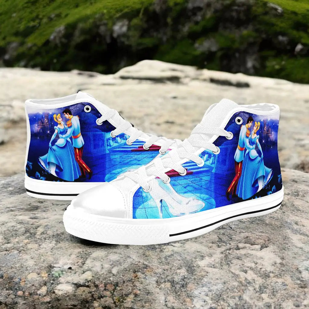 Princess Cinderella Custom High Top Sneakers Shoes