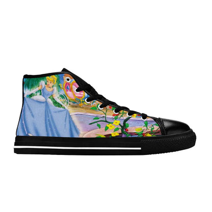 Princess Cinderella Custom High Top Sneakers Shoes