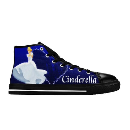 Princess Cinderella Custom High Top Sneakers Shoes