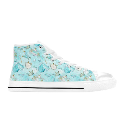 Princess Cinderella Custom High Top Sneakers Shoes