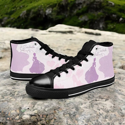 Princess Cinderella Custom High Top Sneakers Shoes