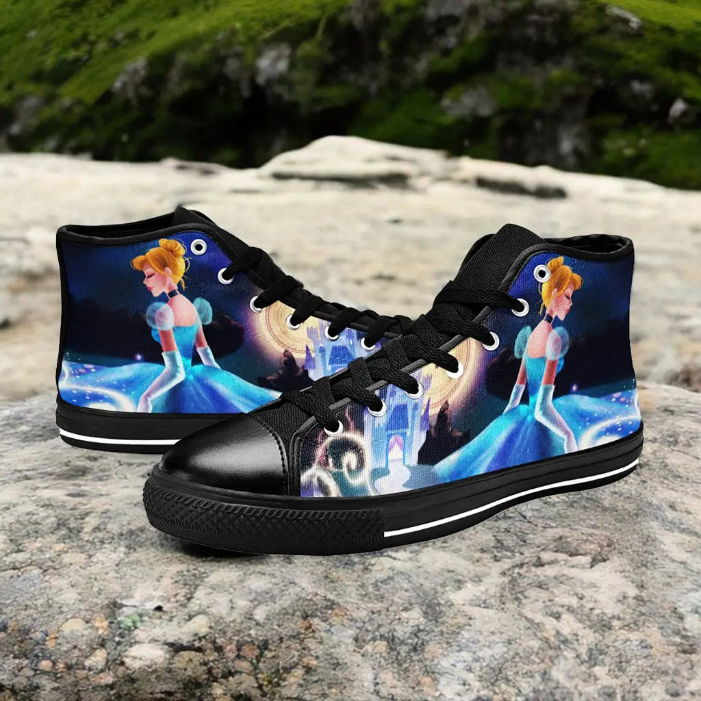 Princess Cinderella Custom High Top Sneakers Shoes