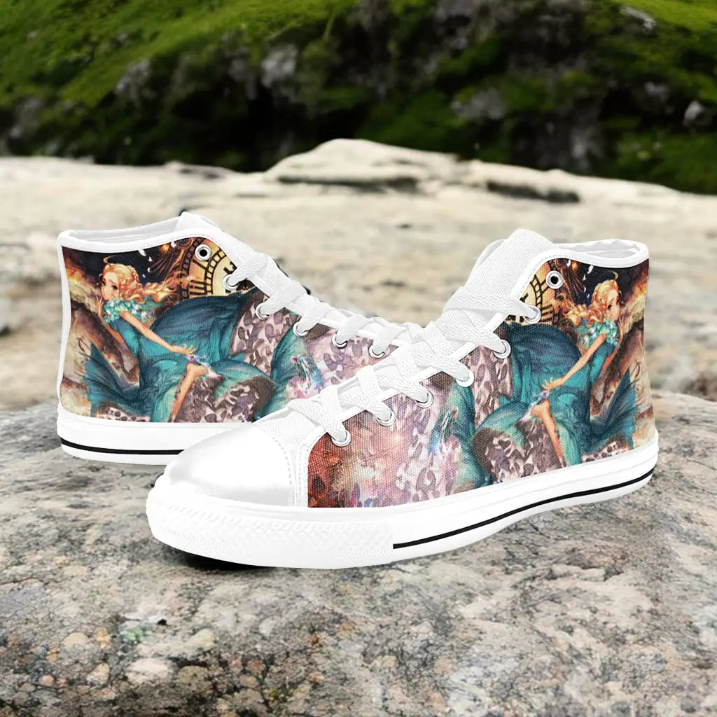 Princess Cinderella Custom High Top Sneakers Shoes