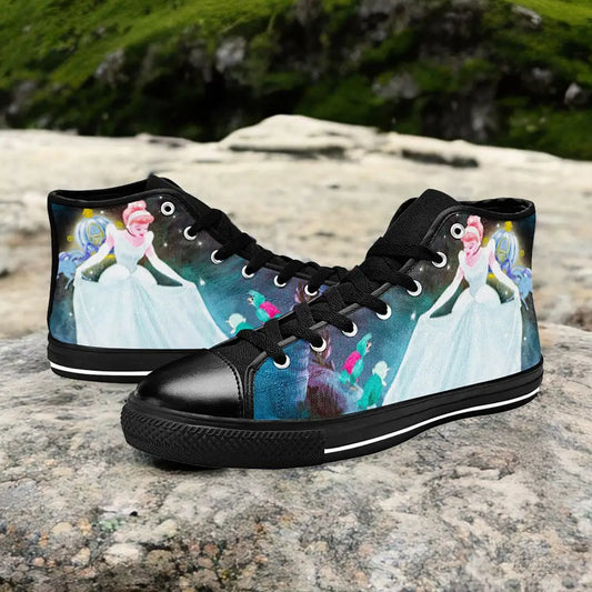 Princess Cinderella Custom High Top Sneakers Shoes