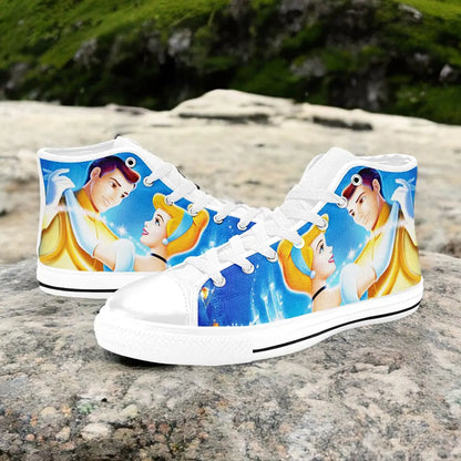 Princess Cinderella Custom High Top Sneakers Shoes